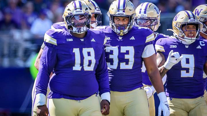 Kai McClendon (18) made an abbreviated Husky debut in the Apple Cup. Kai McClendon (18) made an abbreviated Husky debut in the Apple Cup.