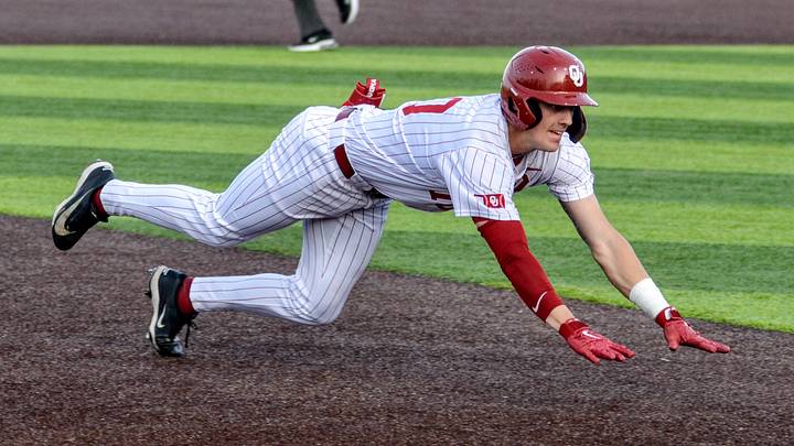 Oklahoma catcher Brendan Brock Oklahoma catcher Brendan Brock