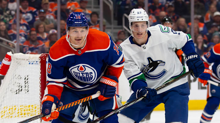 Vancouver Canucks v Edmonton Oilers