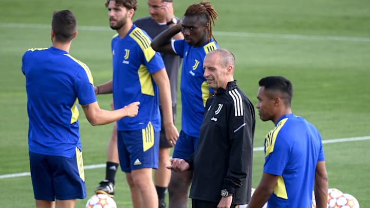 Allenamento bianconero