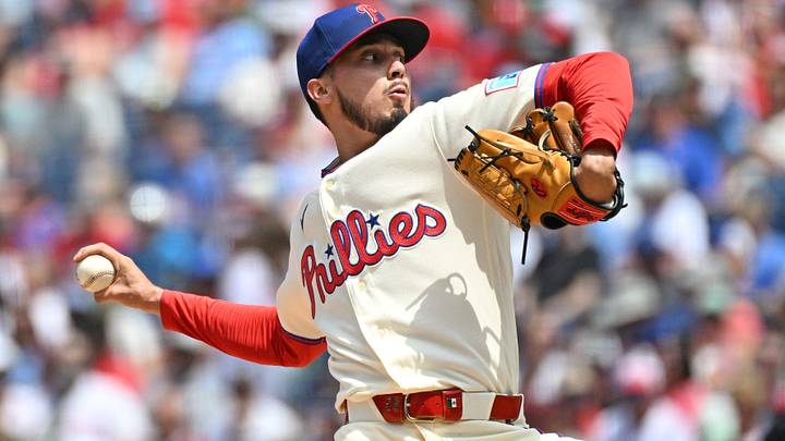 Jul 19, 2026; Philadelphia, Pennsylvania, USA; Philadelphia Phillies pitcher Alan Rangel (57) throws a pitch during the second inning against the New York Mets at Citizens Bank Park. Mandatory Credit: Eric Hartline-Imagn Images Jul 19, 2026; Philadelphia, Pennsylvania, USA; Philadelphia Phillies pitcher Alan Rangel (57) throws a pitch during the second inning against the New York Mets at Citizens Bank Park. Mandatory Credit: Eric Hartline-Imagn Images