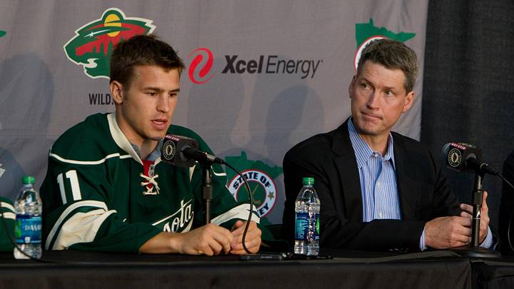 Minnesota Wild forward Zach Parise and general manager Chuck Fletcher: Brace Hemmelgarn-USA TODAY Sports Minnesota Wild forward Zach Parise and general manager Chuck Fletcher: Brace Hemmelgarn-USA TODAY Sports