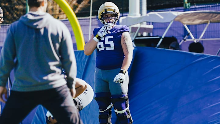 Jack Shaffer might be the biggest Husky of all on the roster. 