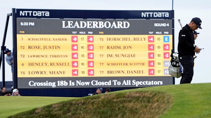 Xander Schauffele won the 2024 Open Championship with a final score of -9.