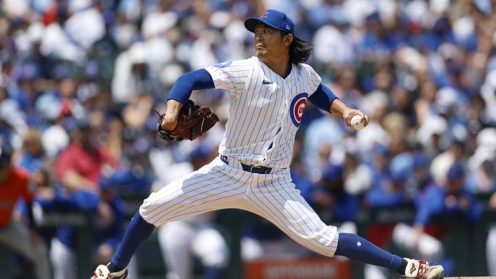 Chicago Cubs starting pitcher Shota Imanaga.