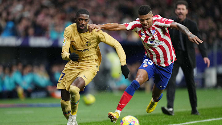 Dembelé marcou o gol da vitória blaugrana Dembelé marcou o gol da vitória blaugrana