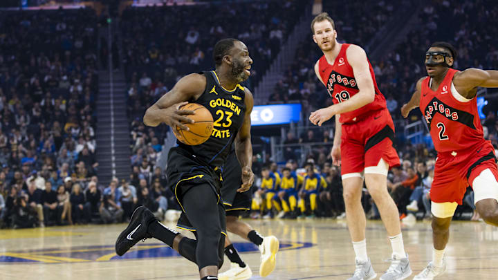 Golden State Warriors forward Draymond Green vs. the Toronto Raptors