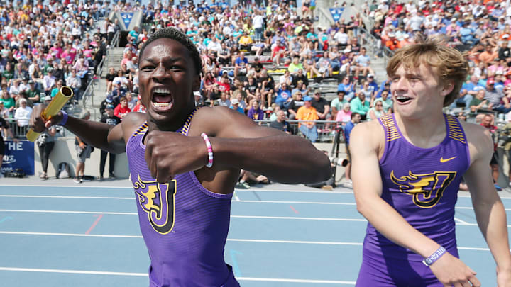 Johnston's Jashua Anglo is the current state leader in the 400-meter dash. 