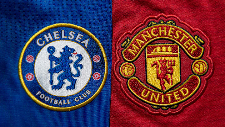 Chelsea and Manchester United Club Crests