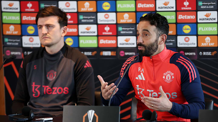Manchester United Training Session And Press Conference - UEFA Europa League 2024/25 Quarter Final