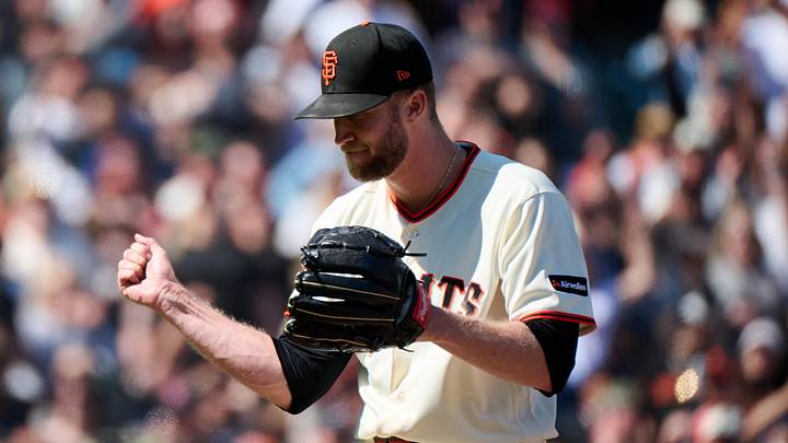 San Francisco Giants pitcher Caleb Kilian. San Francisco Giants pitcher Caleb Kilian.