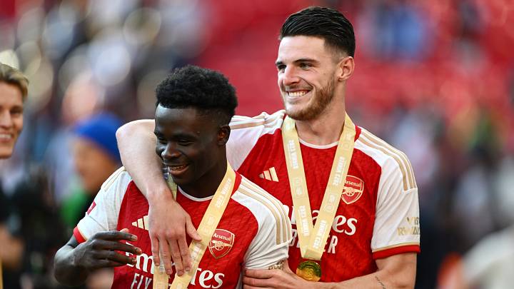 Bukayo Saka, Declan Rice Bukayo Saka, Declan Rice