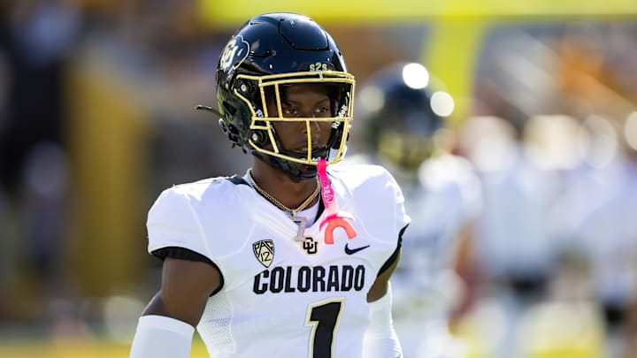 Oct 7, 2023; Tempe, Arizona, USA; Colorado Buffaloes cornerback Cormani McClain (1) against the
