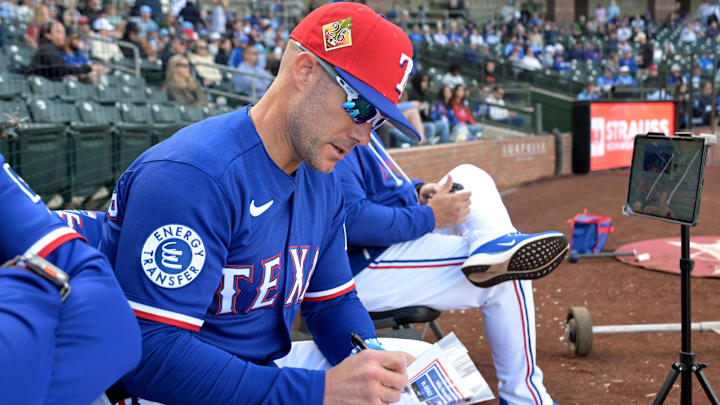 Texas Rangers manager Skip Schumaker.