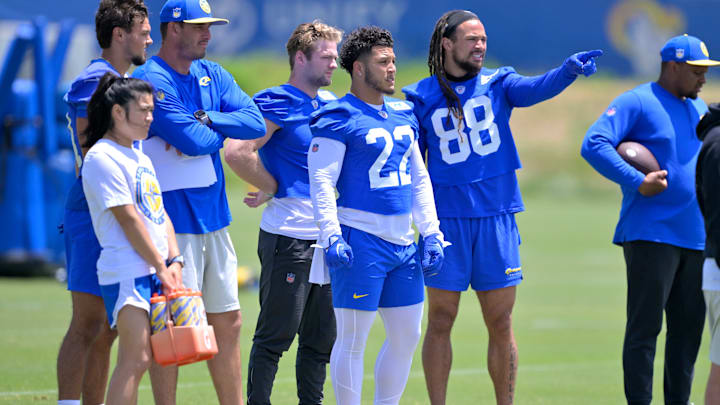 Los Angeles Rams Minicamp, Blake Corum, Jordan Whittington