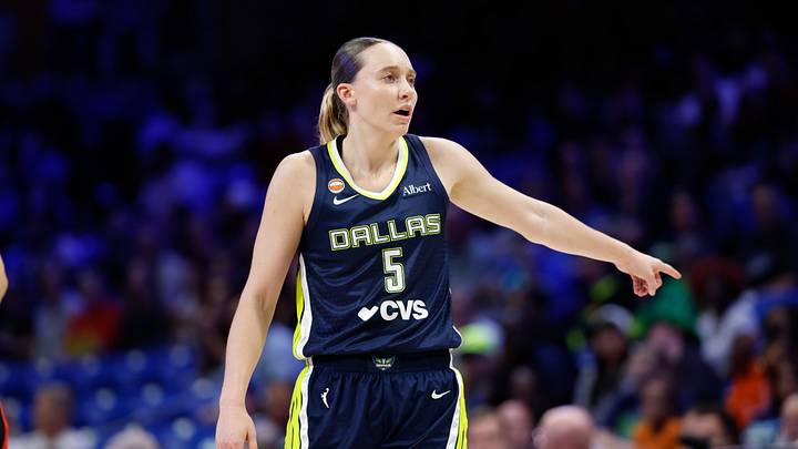 The Dallas Wings and guard Paige Bueckers are favored on Thursday night. The Dallas Wings and guard Paige Bueckers are favored on Thursday night.