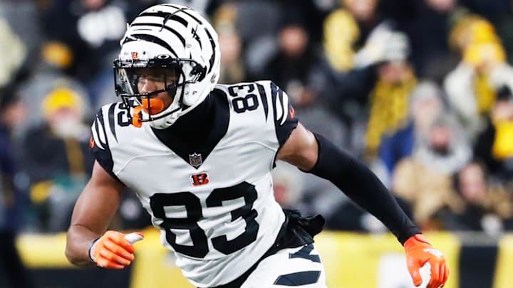Nov 20, 2022; Pittsburgh, Pennsylvania, USA;  Cincinnati Bengals wide receiver Tyler Boyd (83)