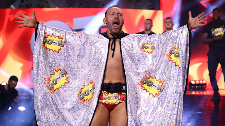 QT Marshall coming out for his AEW Full Gear 2024 match with Big Boom AJ!