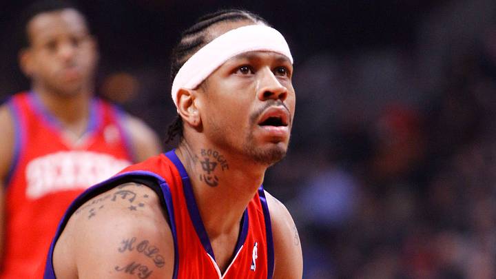 Feb 20, 2010; Chicago, IL, USA; Philadelphia 76ers guard Allen Iverson (3) shoots a free throw Feb 20, 2010; Chicago, IL, USA; Philadelphia 76ers guard Allen Iverson (3) shoots a free throw