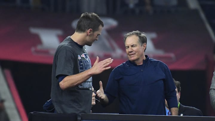 Belichick and Brady won six Super Bowl titles together in New England.