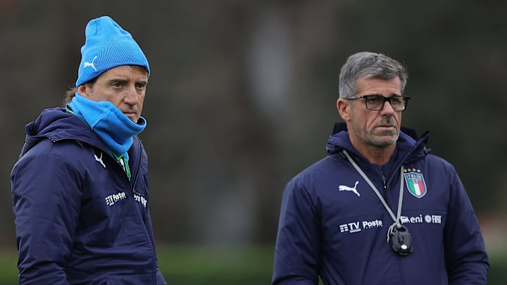 Roberto Mancini, Alberico Evani Roberto Mancini, Alberico Evani
