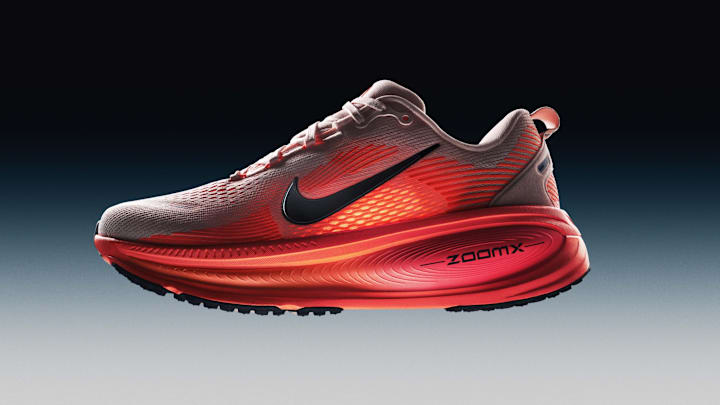 red nike training shoes