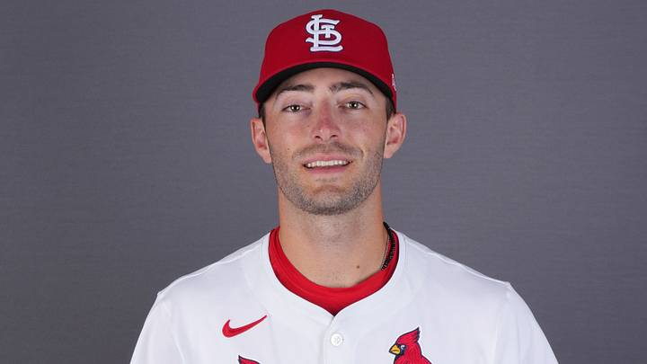 Feb 20, 2025; Jupiter, FL, USA; St. Louis Cardinals pitcher Cooper Hjerpe (84). Mandatory Credit: Jim Rassol-Imagn Images Feb 20, 2025; Jupiter, FL, USA; St. Louis Cardinals pitcher Cooper Hjerpe (84). Mandatory Credit: Jim Rassol-Imagn Images