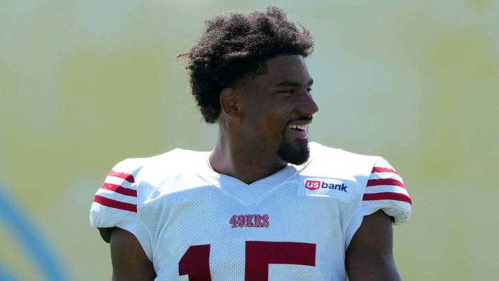 San Francisco 49ers wide receiver De'zhaun Stribling San Francisco 49ers wide receiver De'zhaun Stribling