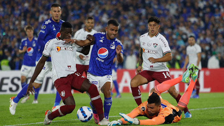 Fluminense venceu o jogo de ida, na Colômbia, por 2 a 1 Fluminense venceu o jogo de ida, na Colômbia, por 2 a 1