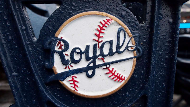 Oct 13, 2014; Kansas City, MO, USA; Rain collects on a Royals decal logo on a seat in the stands before game three of the 2014 ALCS playoff baseball game between the Baltimore Orioles and Kansas City Royals at Kauffman Stadium. Mandatory Credit: Jerry Lai-Imagn Images Oct 13, 2014; Kansas City, MO, USA; Rain collects on a Royals decal logo on a seat in the stands before game three of the 2014 ALCS playoff baseball game between the Baltimore Orioles and Kansas City Royals at Kauffman Stadium. Mandatory Credit: Jerry Lai-Imagn Images