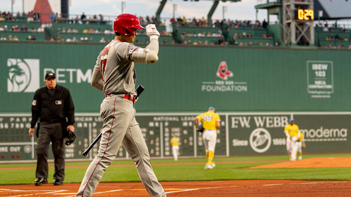 Los Angeles Angels v Boston Red Sox