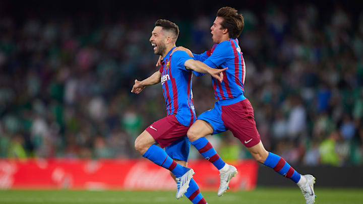 Jordi Alba le dio al FC Barcelona su clasificación a la Champions League