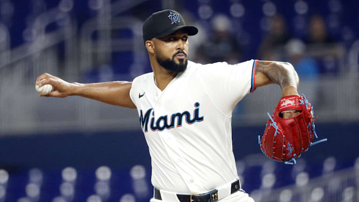 Miami Marlins starting pitcher Sandy Alcantara.