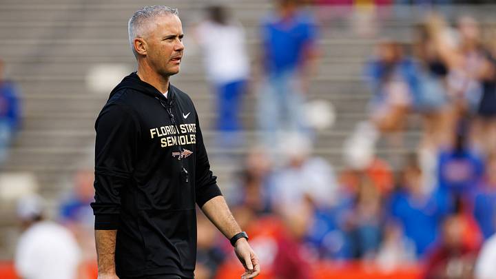 Florida State Seminoles head coach Mike Norvell