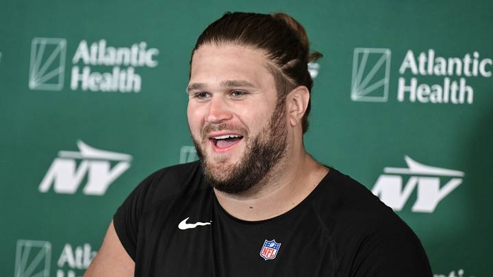 New York Jets offensive lineman Joe Tippmann New York Jets offensive lineman Joe Tippmann