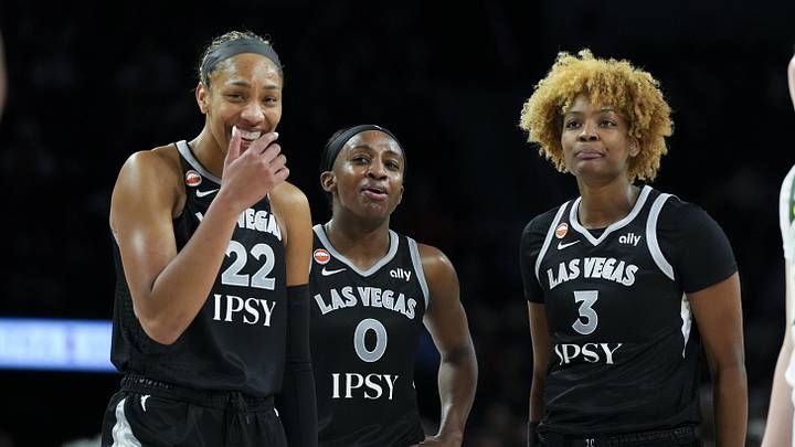 The Las Vegas Aces and center A'ja Wilson are favored on Monday night. The Las Vegas Aces and center A'ja Wilson are favored on Monday night.