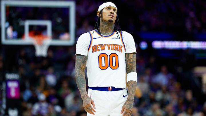 Jordan Clarkson is fading from the Knicks' rotation. Jordan Clarkson is fading from the Knicks' rotation.