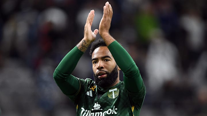Portland Timbers midfielder Eryk Williamson (19) acknowledges fans after the match against Vancouver Whitecaps FC at BC Place 