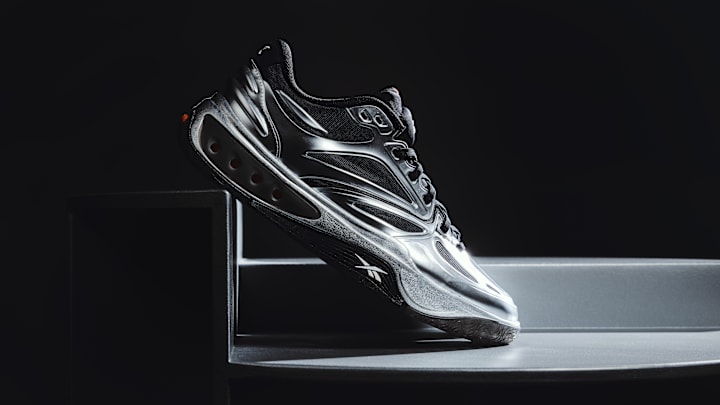 The Reebok Engine A basketball shoe.