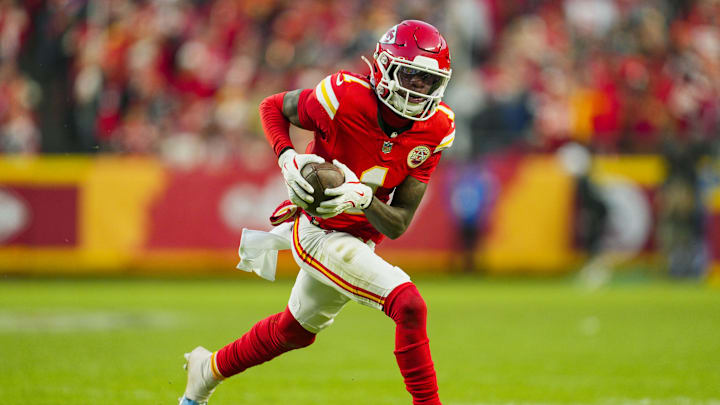 Kansas City Chiefs wide receiver Xavier Worthy.