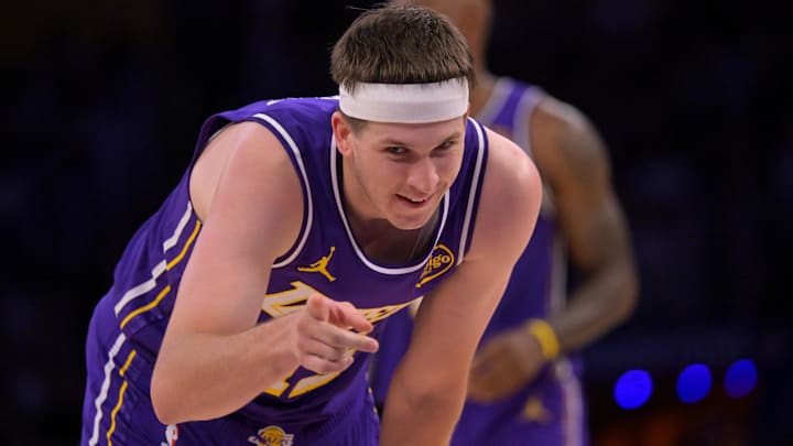 Austin Reaves aún no ha jugado con los Lakers en esta serie ante Rockets