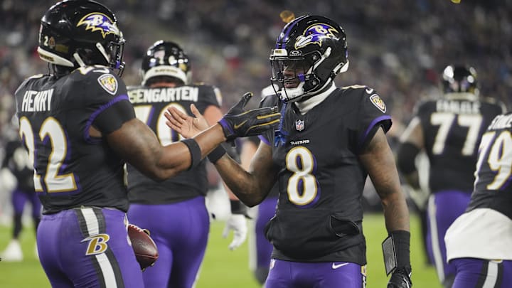 Baltimore Ravens quarterback Lamar Jackson.