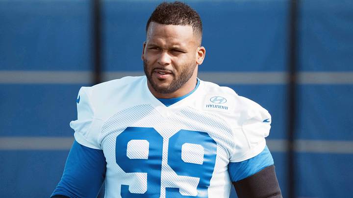 Los Angeles Rams defensive end Aaron Donald Los Angeles Rams defensive end Aaron Donald