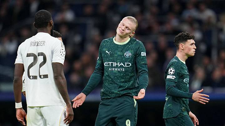 Erling Haaland anotó el segundo gol del Manchester City sobre el Real Madrid.