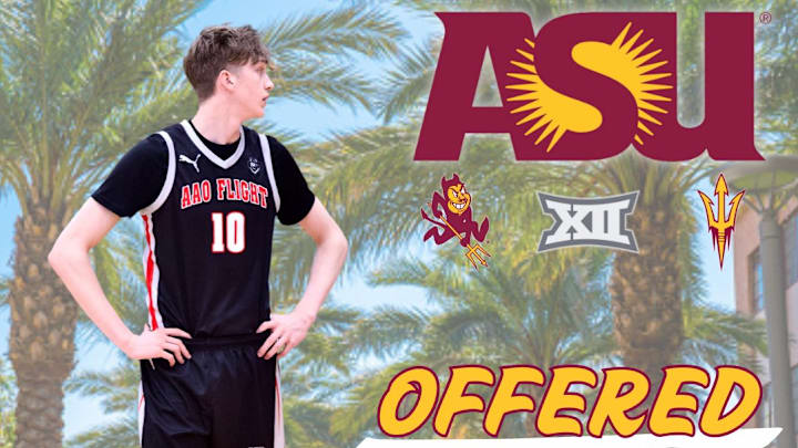Class of 2026 shooting guard Aidan Chronister was offered by Arizona State this week. 