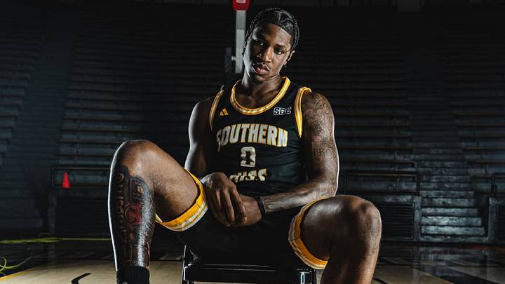 Southern Miss wing Chandler Watts during a preseason photoshoot.