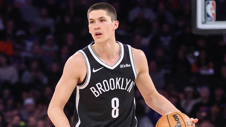 Jan 21, 2026; New York, New York, USA; Brooklyn Nets guard Egor Demin (8) at Madison Square Garden. Mandatory Credit: Wendell Cruz-Imagn Images Jan 21, 2026; New York, New York, USA; Brooklyn Nets guard Egor Demin (8) at Madison Square Garden. Mandatory Credit: Wendell Cruz-Imagn Images