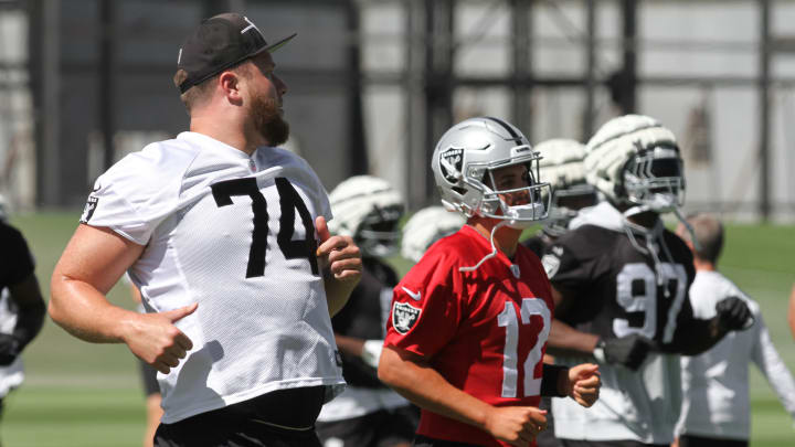 Las Vegas Raiders LT Kolton Miller, QB Aidan O'Connell