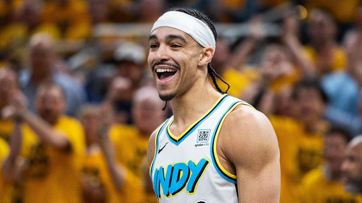 Indiana Pacers guard Andrew Nembhard (2).