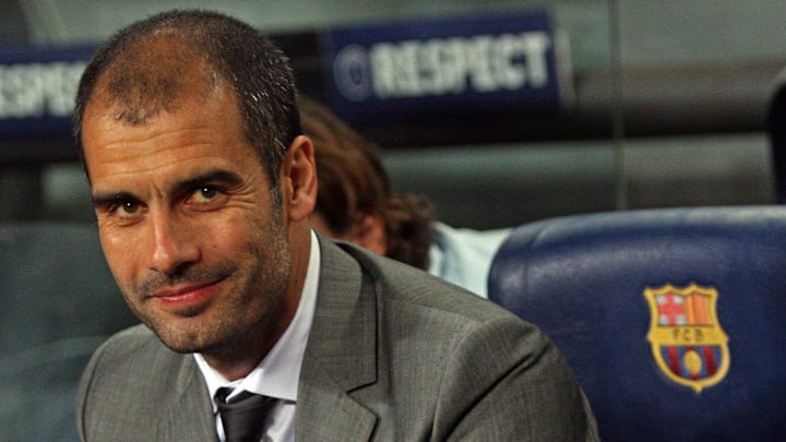 Pep Guardiola began his managerial career with Barcelona from 2008–12. Pep Guardiola began his managerial career with Barcelona from 2008–12.